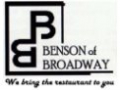 Benson of Broadway