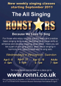 All singing RONSTARS