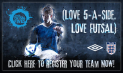 New Indoor 5-a-side League at Aldercar Community Language College, Daltons Close, Langley Mill, Nottingham. NG16 4HL