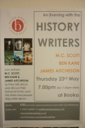 Evening with the History Writers at Booka