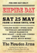Empire Day at The Plowden Arms