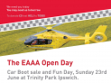 East Anglian Air Ambulance Car Boot and Fun Day