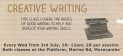 Learn Creative Writing
