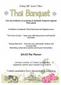 Thai Night Banquet in Shrewsbury
