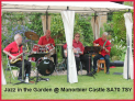 Jazz in the gardens at Manorbier Castle