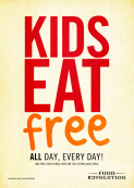 Kids Eat Free at Revolution, Macclesfield