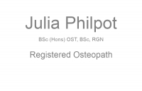 Julia Philpot - Osteopath in Hertford