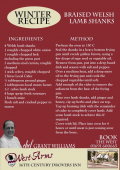 Winter Recipe from Chef Grant Williams