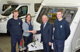Assistant head teacher's delight at ex students' apprenticeships