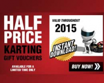 Half Price Karting Vouchers from Brentwood Karting