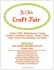 Ye Olde Craft Fair at New Malden Methodist Church