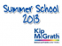 Kip McGrath Education Centre Summer School 2013, Basildon