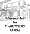 You are invited to tea on Wednesday– at 143 The Canopy in Epsom for The Butterfly Appeal