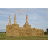 Lichfield Cathedral made out of straw