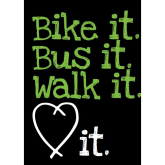 Bike it -Walk it- Bus it-in Bury St Edmunds