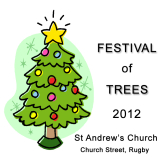 St Andrew's Church in Rugby Christmas Festival of Trees 2012