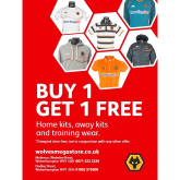 BUY 1 GET 1 FREE OFFER FROM WOLVES FC