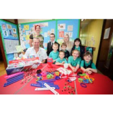 Ripley School Children Trialling New Poppy Appeal Merchadise
