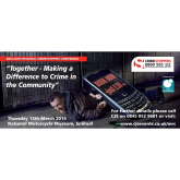 Crimestoppers Midlands Regional Conference 13.03.14, National Motorcycle Museum, Solihull.