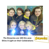 Brownies are 100 years old – shine a light on their celebrations  @girlguiding