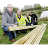 Mojo Trust replace stolen decking for a local charity