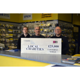 Cartridge World Raised £25,000 for Local Charities