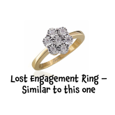 Can you help an elderly lady find her lost yellow gold engagement ring?