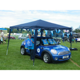 The mini takes on ‘Big Pete’ at this year’s Lichfield Bower