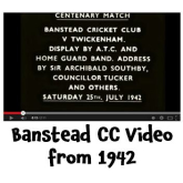 Banstead CC amazing film from 1942 – and still drawing in the fans @banstead_cc @bansteadhighst @bansteadlife