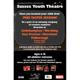 Sussex Youth Theatre FREE Taster Session 