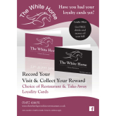 The White Horse Chinese Restaurant Loyalty Cards