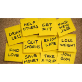 Hints and tips on setting and sticking to New Year Resolutions