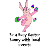 The Easter Holiday in #Epsom lots of things going on – Be  Busy Easter Bunny #Easter