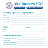Thebestof Poole and Bournemouth Business MOT worksheet