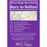 Take advantage of the Mecca Bingo bus service!