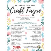 Over 30 stalls to browse at a Charity Craft Fayre