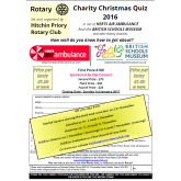 Hitchin Rotary Christmas Quiz