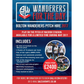 Have you seen the Bolton Wanderers Pitch Hire Packages?