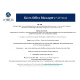 Bolton Whites Hotel are Recruiting a new Sales Office Manager!