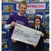 Wellington School strides to £30,500 fundraising success for Kidscan