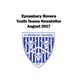 Eynesbury Rovers News - Youth Team Update Aug 2017