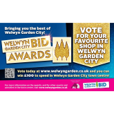 Voting now open for the Welwyn Garden City BID Awards 2017