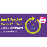 The days are getting lighter in Farnham, so when do the clocks change?