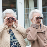 Cheadle care home residents flock together for birdwatch