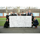 SCHOOL CHILDREN DESIGN ARTWORK FOR TWO GIANT MURALS TO CELEBRATE MANCHESTER ICONS AS PART OF STRETFRD MALL REDEVELOPMENT
