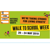Monday 20th May is the start of Walk to School Week