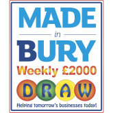 Sharing is caring with the Made in Bury Weekly £2000 Draw! 