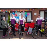 Crewe care home sends-off riders on gruelling 800-mile charity bike ride