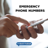 Emergency Phone Numbers when staying at home