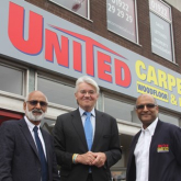 Red carpet treatment as MP opens new store